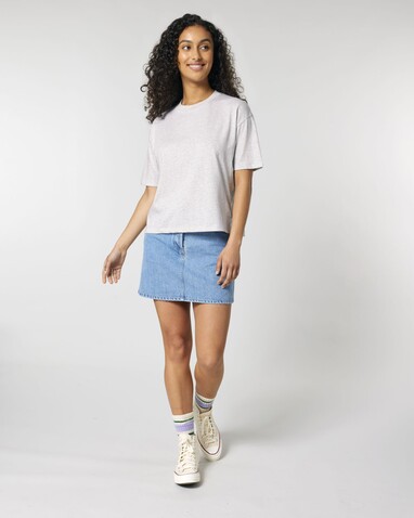 Stella Nova - Das Boxy Damen-T-Shirt - Cool Heather Grey - L bedrucken, Art.-Nr. STTW175C1461L Stella Nova - Das Boxy Damen-T-Shirt - Cool Heather Grey - L bedrucken, Art.-Nr. STTW175C1461L