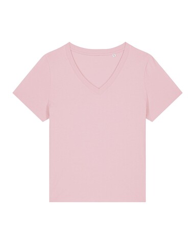 Stella Isla - Das Damen-T-Shirt mit V-Ausschnitt - Cotton Pink - M bedrucken, Art.-Nr. STTW176C0051M