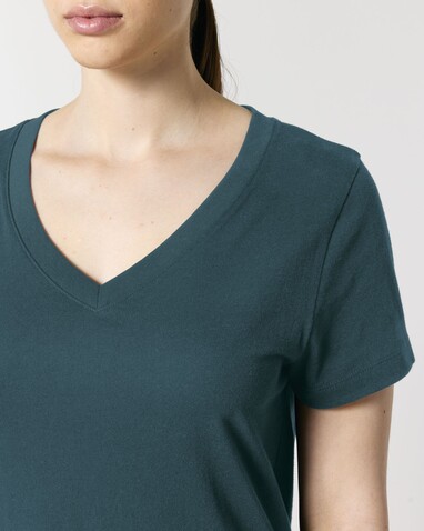 Stella Isla - Das Damen-T-Shirt mit V-Ausschnitt - Stargazer - S bedrucken, Art.-Nr. STTW176C7021S