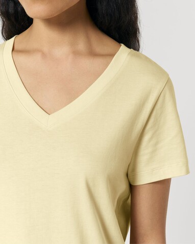 Stella Isla - Das Damen-T-Shirt mit V-Ausschnitt - Butter - XXL bedrucken, Art.-Nr. STTW176C0782X