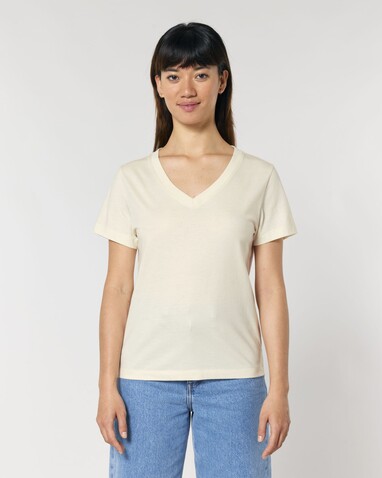 Stella Isla - Das Damen-T-Shirt mit V-Ausschnitt - Natural Raw - L bedrucken, Art.-Nr. STTW176C0541L Stella Isla - Das Damen-T-Shirt mit V-Ausschnitt - Natural Raw - L bedrucken, Art.-Nr. STTW176C0541L