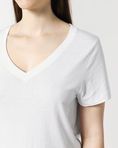Stella Isla - Das Damen-T-Shirt mit V-Ausschnitt - White - XL bedrucken, Art.-Nr. STTW176C0011X