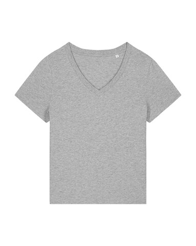 Stella Isla - Das Damen-T-Shirt mit V-Ausschnitt - Heather Grey - S bedrucken, Art.-Nr. STTW176C2501S