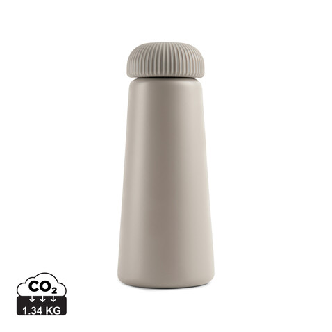 VINGA Erie 450ml Vakuumflasche aus RCS recyceltem Stahl grau bedrucken, Art.-Nr. V430019 VINGA Erie 450ml Vakuumflasche aus RCS recyceltem Stahl grau bedrucken, Art.-Nr. V430019