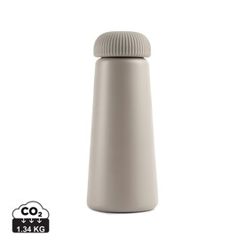 VINGA Erie 450ml Vakuumflasche aus RCS recyceltem Stahl grau bedrucken, Art.-Nr. V430019