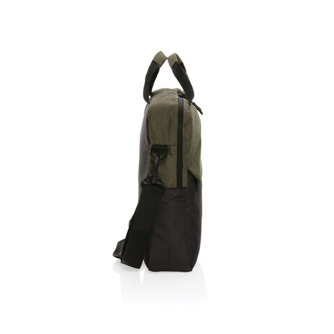 Kazu AWARE™ 15,6" RPET Laptop-Tasche grün bedrucken, Art.-Nr. P732.177