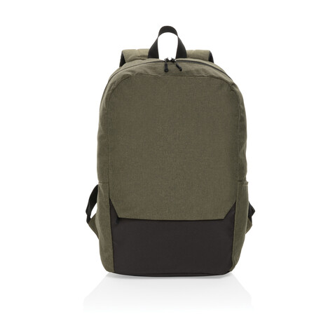 Kazu AWARE™ 15,6" RPET Laptop-Rucksack grün bedrucken, Art.-Nr. P763.257 Kazu AWARE™ 15,6" RPET Laptop-Rucksack grün bedrucken, Art.-Nr. P763.257