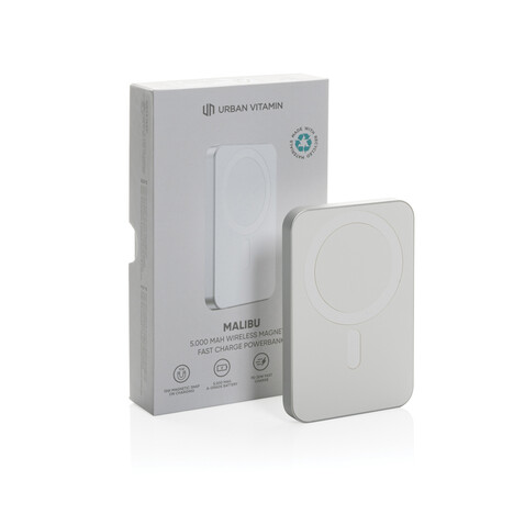 Urban Vitamin Malibu 5.000mAh Powerbank aus RCS Plastik/Alu silber bedrucken, Art.-Nr. P322.832 Urban Vitamin Malibu 5.000mAh Powerbank aus RCS Plastik/Alu silber bedrucken, Art.-Nr. P322.832