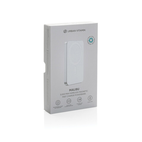 Urban Vitamin Malibu 5.000mAh Powerbank aus RCS Plastik/Alu silber bedrucken, Art.-Nr. P322.832 Urban Vitamin Malibu 5.000mAh Powerbank aus RCS Plastik/Alu silber bedrucken, Art.-Nr. P322.832