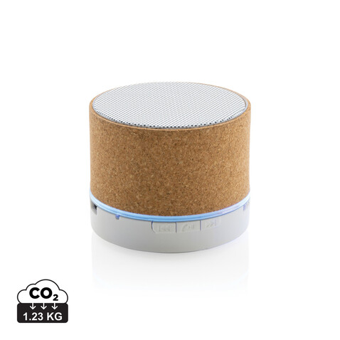 Kabelloser 3W-Lautsprecher aus Kork braun bedrucken, Art.-Nr. P329.959 Kabelloser 3W-Lautsprecher aus Kork braun bedrucken, Art.-Nr. P329.959