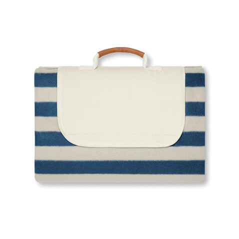 VINGA Alba große GRS rPET Picknickdecke navy blau bedrucken, Art.-Nr. V4590005 VINGA Alba große GRS rPET Picknickdecke navy blau bedrucken, Art.-Nr. V4590005