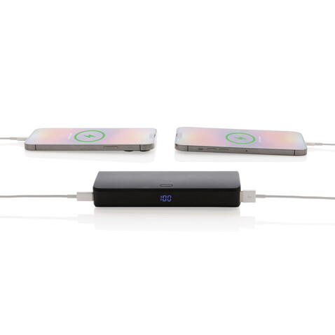 FlashCharge 20.000mAh Fast-Charge Powerbank aus RCS rPlastik schwarz bedrucken, Art.-Nr. P322.481 FlashCharge 20.000mAh Fast-Charge Powerbank aus RCS rPlastik schwarz bedrucken, Art.-Nr. P322.481