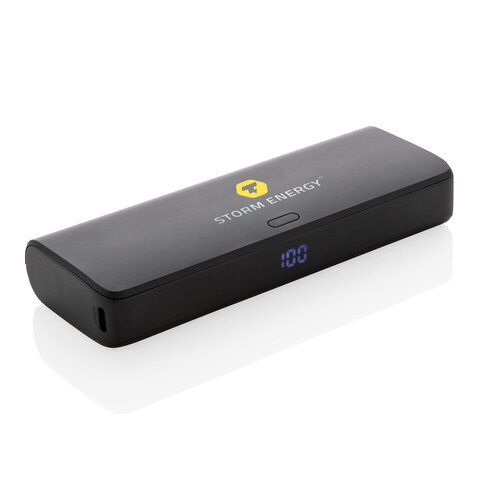 FlashCharge 20.000mAh Fast-Charge Powerbank aus RCS rPlastik schwarz bedrucken, Art.-Nr. P322.481 FlashCharge 20.000mAh Fast-Charge Powerbank aus RCS rPlastik schwarz bedrucken, Art.-Nr. P322.481