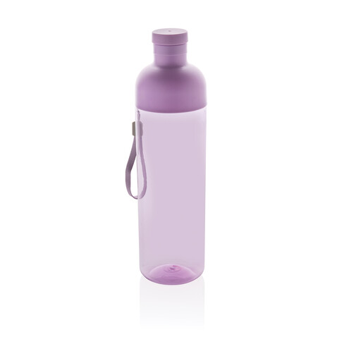 Impact auslaufsichere Wasserflasche aus RCS recyc. PET 600ml lila bedrucken, Art.-Nr. P437.019