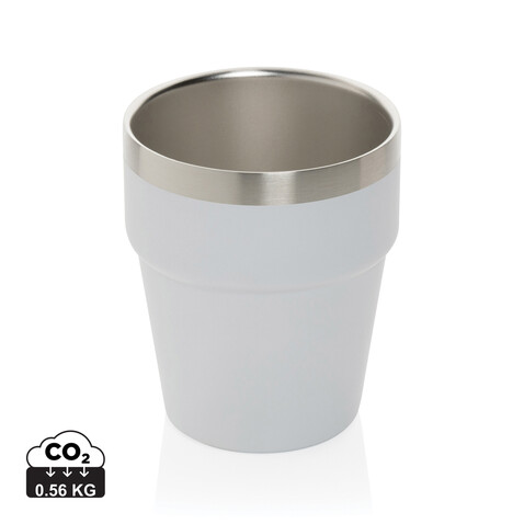 Clark Doppelwandige RCS Kaffeetasse 300ml weiß bedrucken, Art.-Nr. P437.213 Clark Doppelwandige RCS Kaffeetasse 300ml weiß bedrucken, Art.-Nr. P437.213