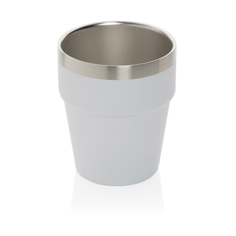 Clark Doppelwandige RCS Kaffeetasse 300ml weiß bedrucken, Art.-Nr. P437.213 Clark Doppelwandige RCS Kaffeetasse 300ml weiß bedrucken, Art.-Nr. P437.213