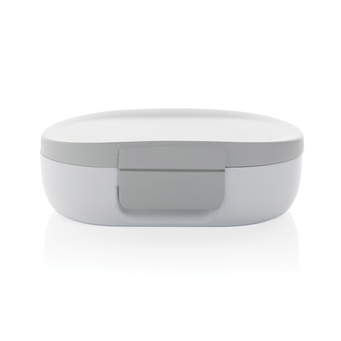 Avira Atlas Lunchbox aus RCS recyceltem PP 700ml weiß, grau bedrucken, Art.-Nr. P438.073 Avira Atlas Lunchbox aus RCS recyceltem PP 700ml weiß, grau bedrucken, Art.-Nr. P438.073