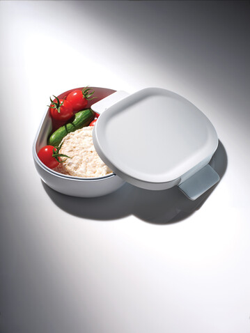 Avira Atlas Lunchbox aus RCS recyceltem PP 700ml weiß, grau bedrucken, Art.-Nr. P438.073 Avira Atlas Lunchbox aus RCS recyceltem PP 700ml weiß, grau bedrucken, Art.-Nr. P438.073