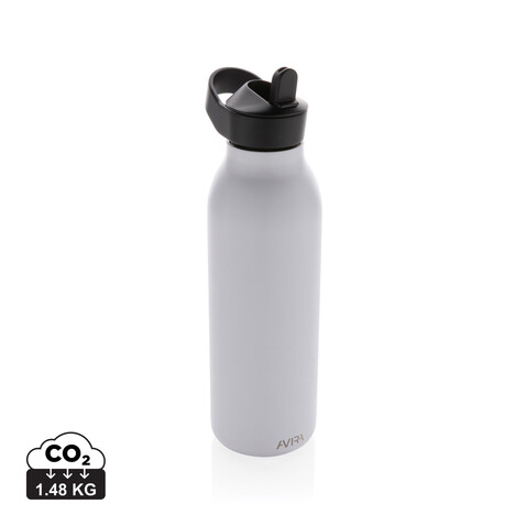 Avira Ara RCS Re-Steel Fliptop Wasserflasche 500ml weiß bedrucken, Art.-Nr. P438.083 Avira Ara RCS Re-Steel Fliptop Wasserflasche 500ml weiß bedrucken, Art.-Nr. P438.083