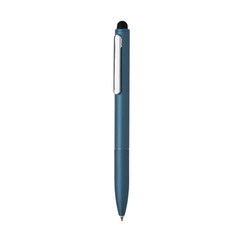 Kymi Stift mit Stylus aus RCS recyceltem Aluminum Königsblau bedrucken, Art.-Nr. P611.235 Kymi Stift mit Stylus aus RCS recyceltem Aluminum Königsblau bedrucken, Art.-Nr. P611.235