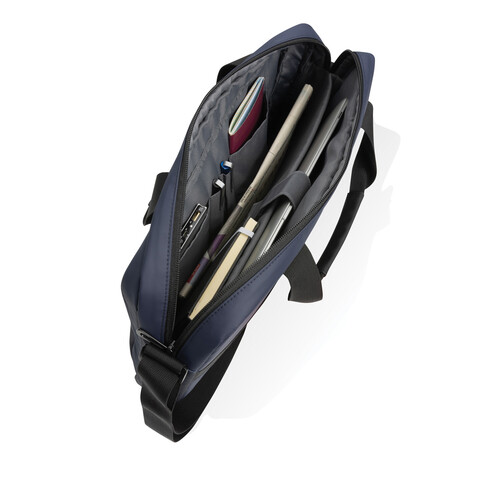 Armond AWARE™ RPET 15.6" Laptop-Tasche navy blau bedrucken, Art.-Nr. P732.225