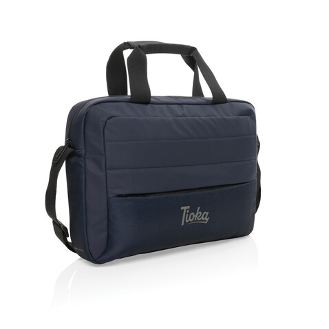 Armond AWARE™ RPET 15.6" Laptop-Tasche navy blau bedrucken, Art.-Nr. P732.225