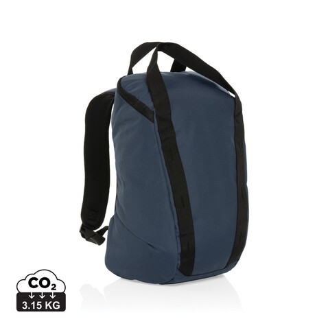 Sienna AWARE™ RPET 14" Everyday Laptop-Rucksack navy blau bedrucken, Art.-Nr. P763.219