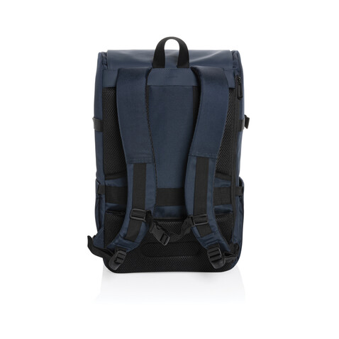 Pascal AWARE™ RPET Deluxe Weekend Rucksack navy blau bedrucken, Art.-Nr. P763.225