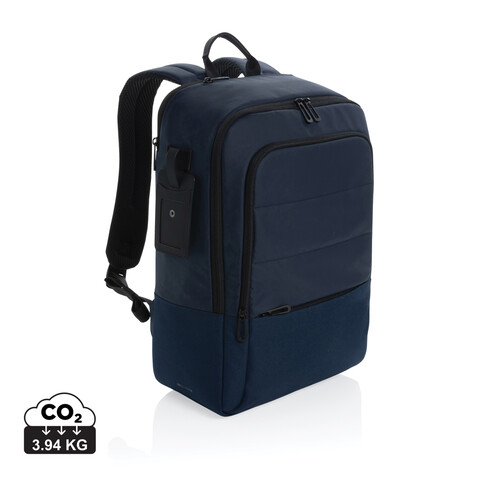Armond AWARE™ RPET 15.6" Deluxe Laptop-Rucksack navy blau bedrucken, Art.-Nr. P763.285 Armond AWARE™ RPET 15.6" Deluxe Laptop-Rucksack navy blau bedrucken, Art.-Nr. P763.285