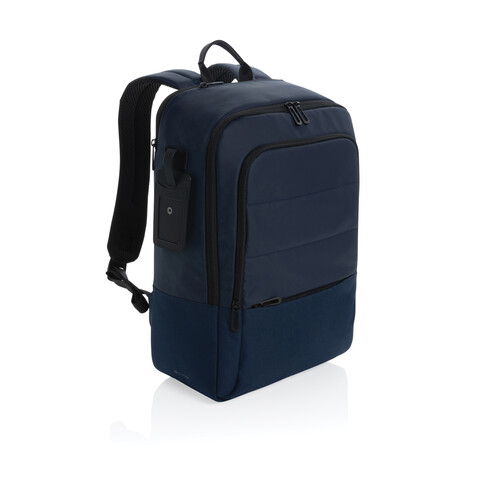 Armond AWARE™ RPET 15.6" Deluxe Laptop-Rucksack navy blau bedrucken, Art.-Nr. P763.285 Armond AWARE™ RPET 15.6" Deluxe Laptop-Rucksack navy blau bedrucken, Art.-Nr. P763.285