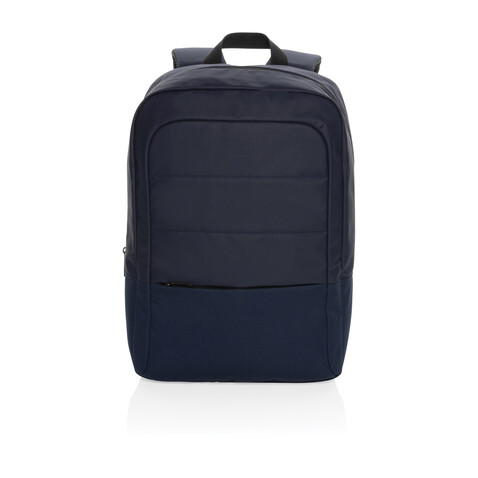 Armond AWARE™ RPET 15.6" Basic Laptop-Rucksack navy blau bedrucken, Art.-Nr. P763.305