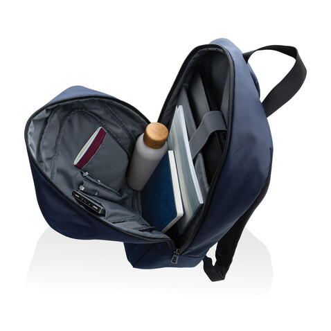 Armond AWARE™ RPET 15.6" Basic Laptop-Rucksack navy blau bedrucken, Art.-Nr. P763.305