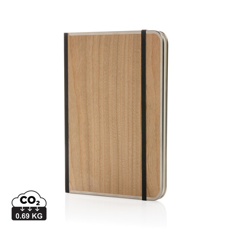 Treeline A5 Deluxe Notizbuch mit Holzeinband braun bedrucken, Art.-Nr. P774.579 Treeline A5 Deluxe Notizbuch mit Holzeinband braun bedrucken, Art.-Nr. P774.579