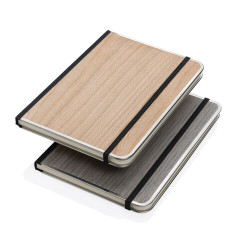 Treeline A5 Deluxe Notizbuch mit Holzeinband braun bedrucken, Art.-Nr. P774.579 Treeline A5 Deluxe Notizbuch mit Holzeinband braun bedrucken, Art.-Nr. P774.579