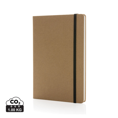 Craftstone A5 Notizbuch aus recycelt. Kraft- und Steinpapier braun bedrucken, Art.-Nr. P774.597 Craftstone A5 Notizbuch aus recycelt. Kraft- und Steinpapier braun bedrucken, Art.-Nr. P774.597