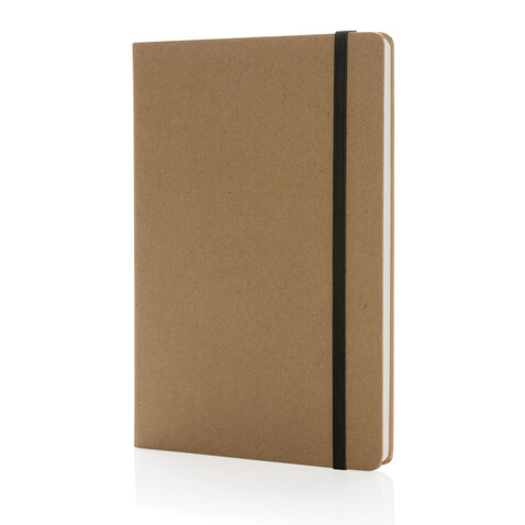 Craftstone A5 Notizbuch aus recycelt. Kraft- und Steinpapier braun bedrucken, Art.-Nr. P774.597 Craftstone A5 Notizbuch aus recycelt. Kraft- und Steinpapier braun bedrucken, Art.-Nr. P774.597