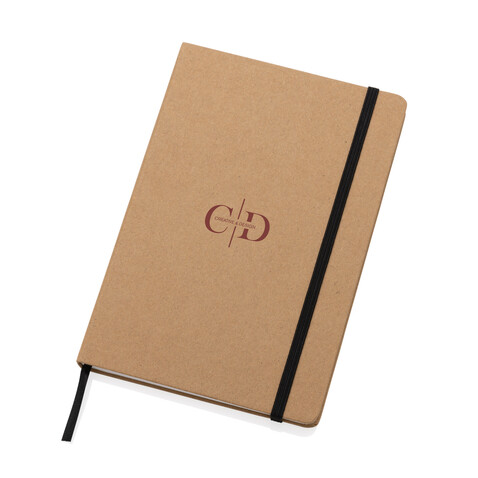 Craftstone A5 Notizbuch aus recycelt. Kraft- und Steinpapier braun bedrucken, Art.-Nr. P774.597 Craftstone A5 Notizbuch aus recycelt. Kraft- und Steinpapier braun bedrucken, Art.-Nr. P774.597
