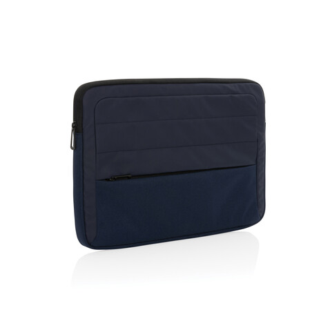 Armond AWARE™ RPET 15.6" Laptop-Sleeve navy blau bedrucken, Art.-Nr. P788.155