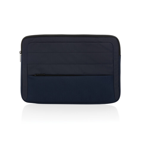 Armond AWARE™ RPET 15.6" Laptop-Sleeve navy blau bedrucken, Art.-Nr. P788.155