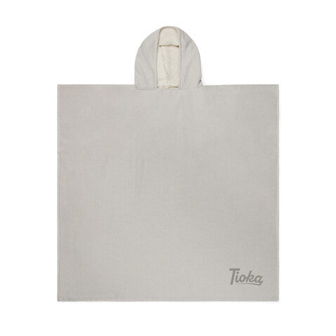 VINGA Tolo Hamam Frottee Strandponcho grau, off white bedrucken, Art.-Nr. V417202 VINGA Tolo Hamam Frottee Strandponcho grau, off white bedrucken, Art.-Nr. V417202