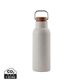 VINGA Ciro RCS recycelte Vakuumflasche 580ml grau bedrucken, Art.-Nr. V430029