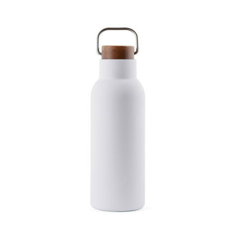 VINGA Ciro RCS recycelte Vakuumflasche 580ml weiß bedrucken, Art.-Nr. V430023