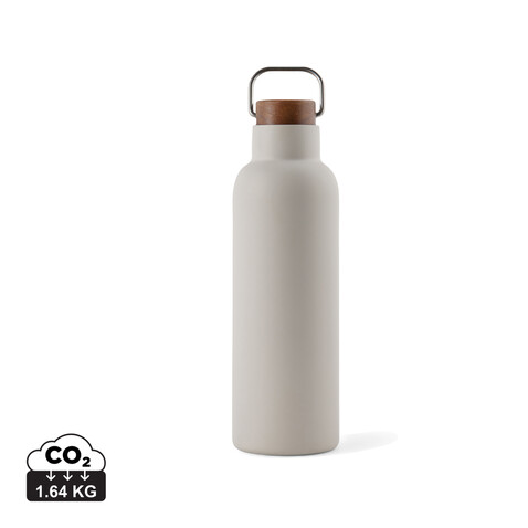 VINGA Ciro RCS recycelte Vakuumflasche 800ml grau bedrucken, Art.-Nr. V430039 VINGA Ciro RCS recycelte Vakuumflasche 800ml grau bedrucken, Art.-Nr. V430039