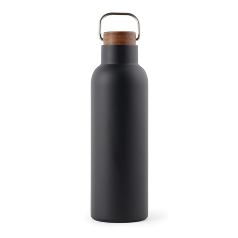 VINGA Ciro RCS recycelte Vakuumflasche 800ml schwarz bedrucken, Art.-Nr. V430031 VINGA Ciro RCS recycelte Vakuumflasche 800ml schwarz bedrucken, Art.-Nr. V430031