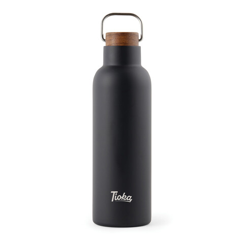 VINGA Ciro RCS recycelte Vakuumflasche 800ml schwarz bedrucken, Art.-Nr. V430031 VINGA Ciro RCS recycelte Vakuumflasche 800ml schwarz bedrucken, Art.-Nr. V430031