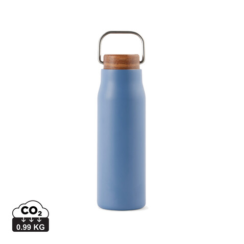 VINGA Ciro RCS recycelte Vakuumflasche 300ml blau bedrucken, Art.-Nr. V430045 VINGA Ciro RCS recycelte Vakuumflasche 300ml blau bedrucken, Art.-Nr. V430045