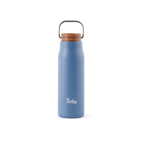 VINGA Ciro RCS recycelte Vakuumflasche 300ml blau bedrucken, Art.-Nr. V430045 VINGA Ciro RCS recycelte Vakuumflasche 300ml blau bedrucken, Art.-Nr. V430045