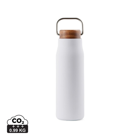 VINGA Ciro RCS recycelte Vakuumflasche 300ml weiß bedrucken, Art.-Nr. V430043 VINGA Ciro RCS recycelte Vakuumflasche 300ml weiß bedrucken, Art.-Nr. V430043