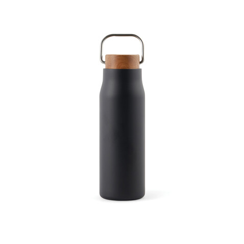 VINGA Ciro RCS recycelte Vakuumflasche 300ml schwarz bedrucken, Art.-Nr. V430041 VINGA Ciro RCS recycelte Vakuumflasche 300ml schwarz bedrucken, Art.-Nr. V430041