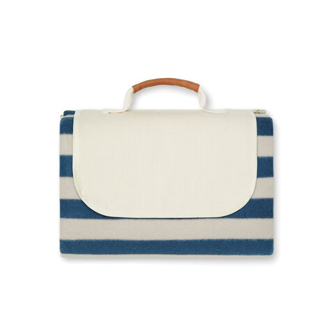 VINGA Alba GRS rPET Picknickdecke navy blau bedrucken, Art.-Nr. V4590015 VINGA Alba GRS rPET Picknickdecke navy blau bedrucken, Art.-Nr. V4590015